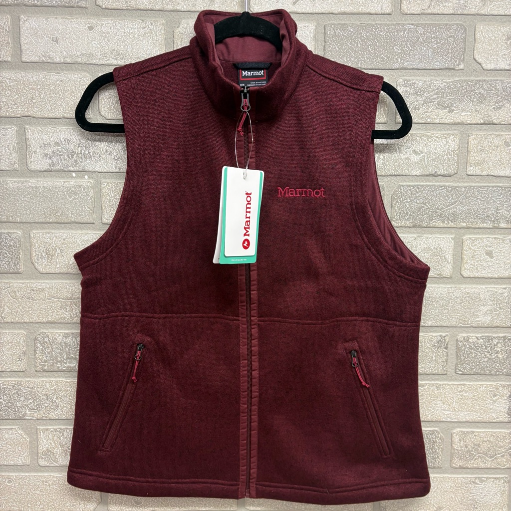 Marmot Acai Berry Heather Fleece Vest M